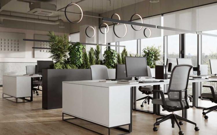 Общий вид этажа (open space)