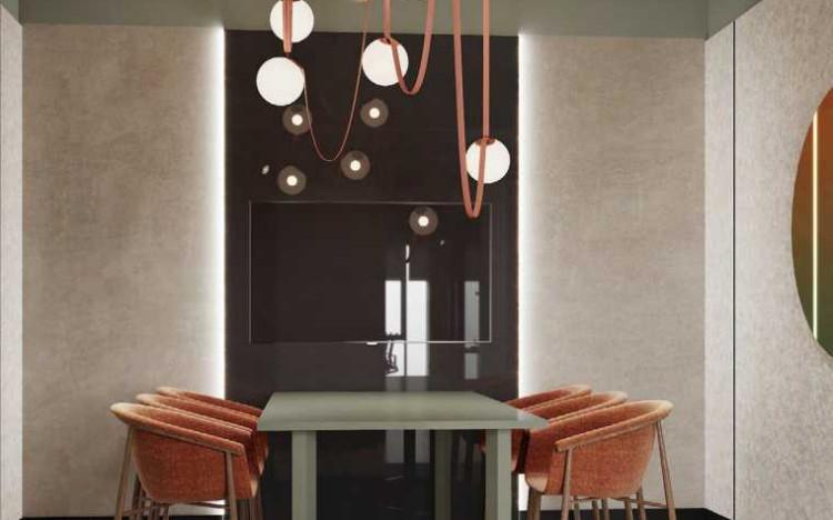 Вид переговорной комнаты