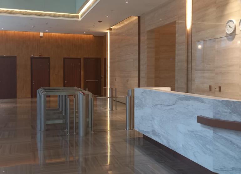 Парк Хуамин, фаза 1: Пропускная система